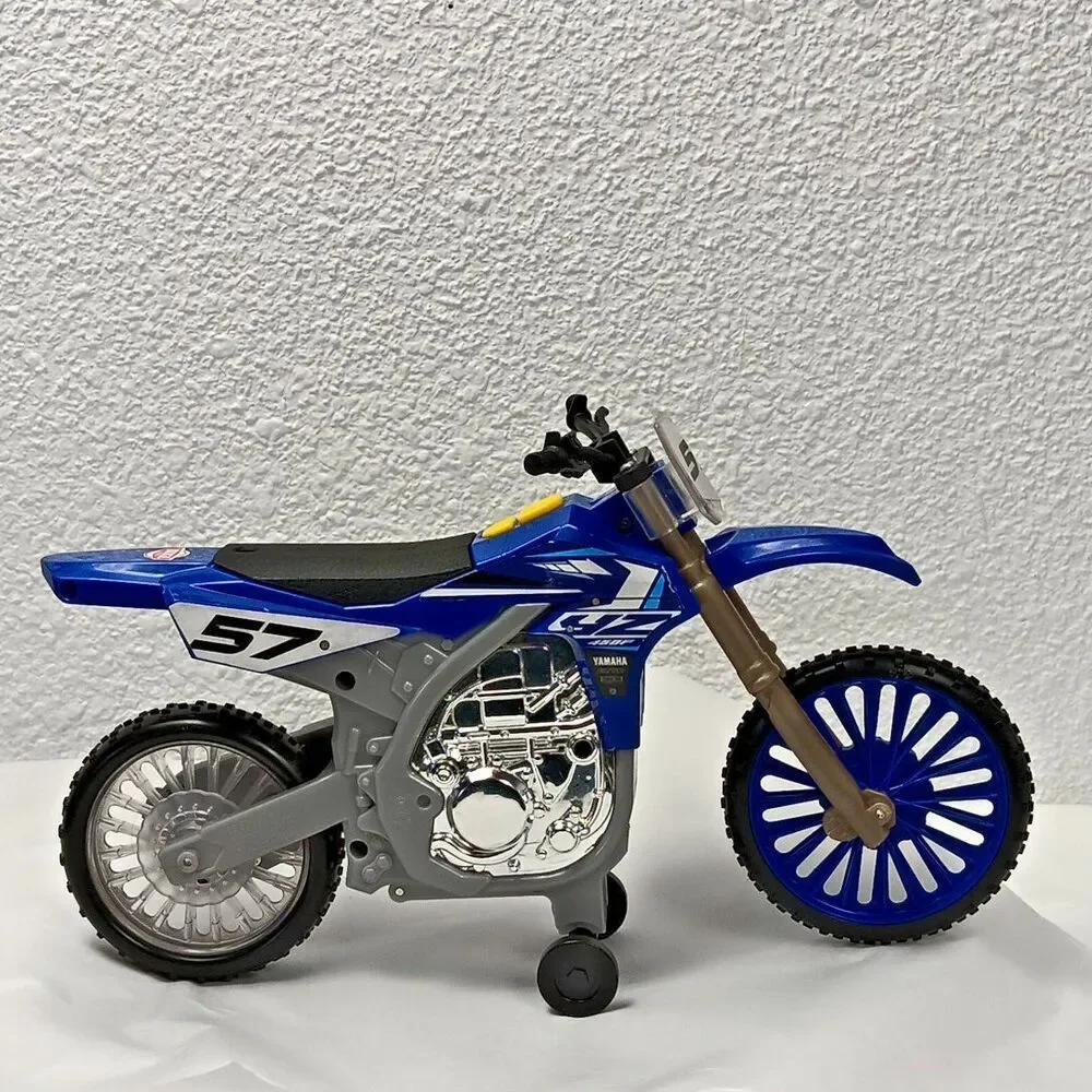 Dickie Toys Wheelie Raiders Yamaha YZ Motorcycle Battery Operated Engine Noises